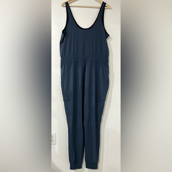 Athleta Unbound Jumpsuit in Iron Blue L - Picture 6 of 8